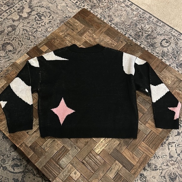 Vestique Geometeic Print Mock Neck Sweater - Picture 5 of 5